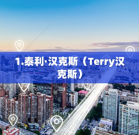 1.泰利·汉克斯（Terry汉克斯）