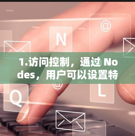 1.访问控制，通过 Nodes，用户可以设置特定的访问权限，确保用户只能通过特定的 Nodes 进行操作
