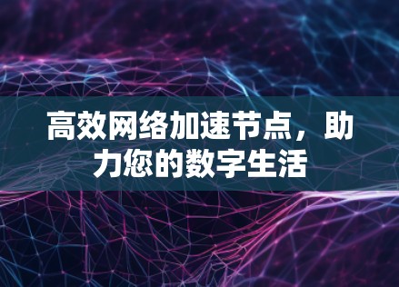 高效网络加速节点,助力您的数字生活