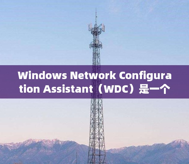 Windows Network Configuration Assistant(WDC)是一个由微软开发的工具,用于配置网络设备和文件。以下是详细的步骤指南,帮助你顺利使用WDC