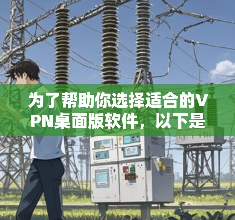 为了帮助你选择适合的VPN桌面版软件，以下是一些有用的信息和建议