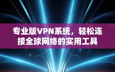 专业版VPN系统,轻松连接全球网络的实用工具