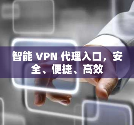 智能 VPN 代理入口，安全、便捷、高效
