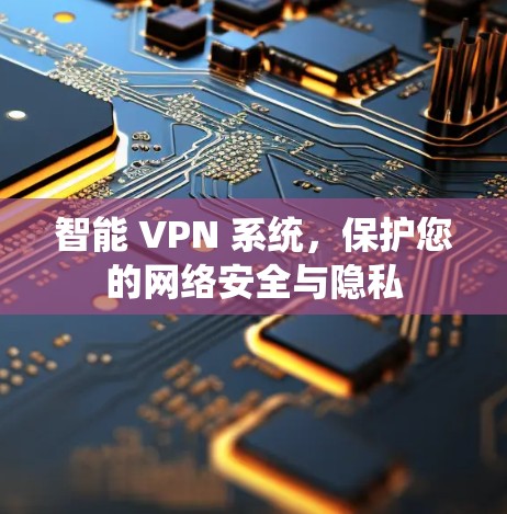 智能 VPN 系统，保护您的网络安全与隐私