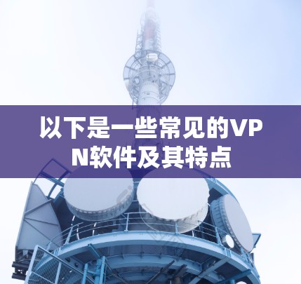 以下是一些常见的VPN软件及其特点