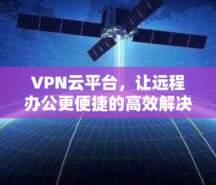 VPN云平台,让远程办公更便捷的高效解决方案