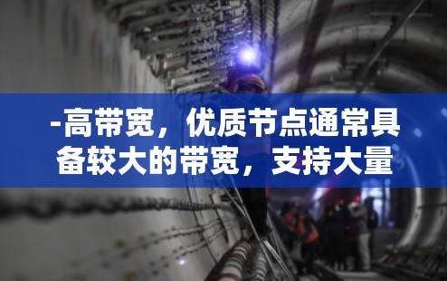 -高带宽，优质节点通常具备较大的带宽，支持大量的数据传输，以确保网络的高效运行