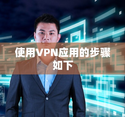 使用VPN应用的步骤如下
