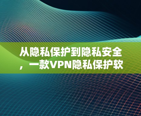 从隐私保护到隐私安全，一款VPN隐私保护软件的全面分析