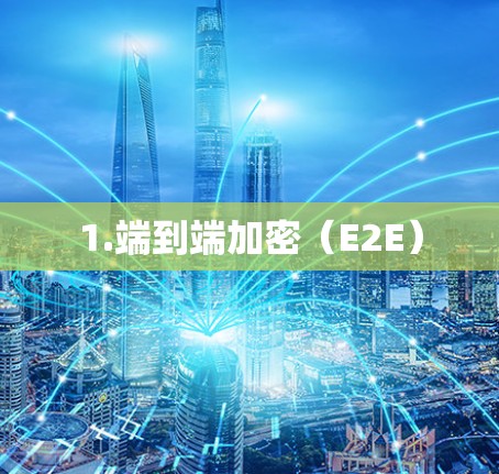 1.端到端加密(E2E)