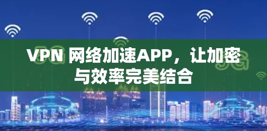 VPN 网络加速APP，让加密与效率完美结合