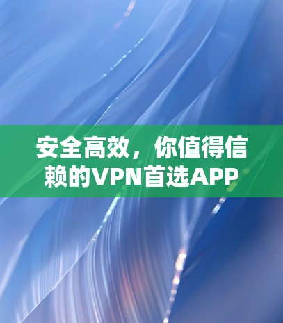 安全高效,你值得信赖的VPN首选APP