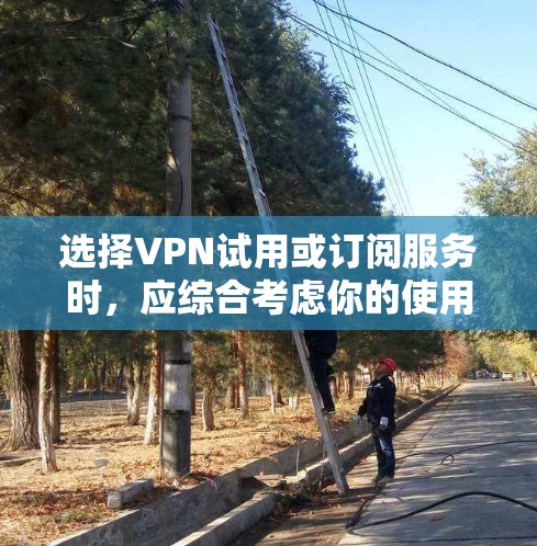 选择VPN试用或订阅服务时，应综合考虑你的使用场景、需求以及对服务的不同偏好。以下是详细的建议