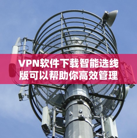 VPN软件下载智能选线版可以帮助你高效管理VPN连接，选择最适合你的服务。以下是一个通用的VPN软件下载指南，你可以根据自己的需求和偏好进行调整
