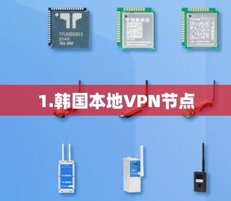 1.韩国本地VPN节点