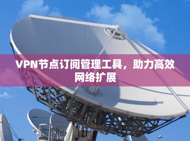 VPN节点订阅管理工具，助力高效网络扩展