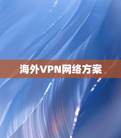 海外VPN网络方案