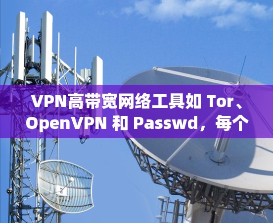 VPN高带宽网络工具如 Tor、OpenVPN 和 Passwd，每个都有其特点和适用场景，选择时需根据需求和情况决定。以下是对这些工具的详细介绍