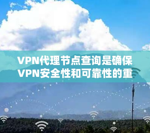 VPN代理节点查询是确保VPN安全性和可靠性的重要步骤。以下是一些步骤和方法，帮助您高效地查询和处理这些节点