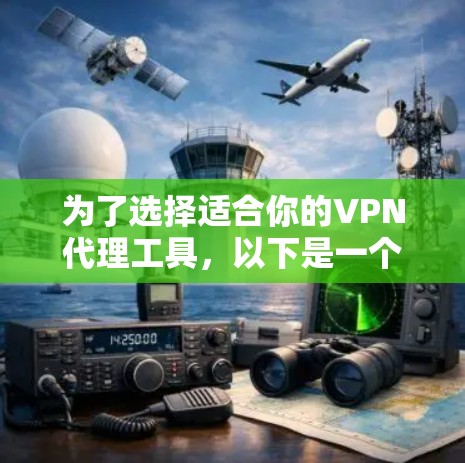 为了选择适合你的VPN代理工具，以下是一个分步指南，帮助你做出明智的决定