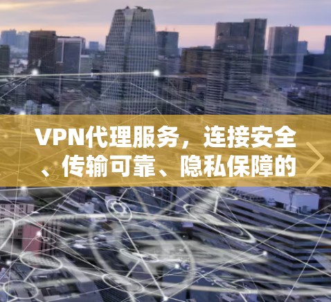 VPN代理服务,连接安全、传输可靠、隐私保障的高效解决方案
