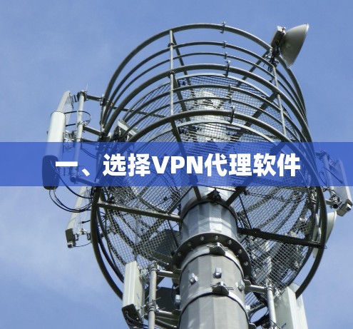 一、选择VPN代理软件