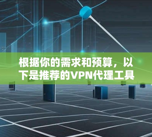 根据你的需求和预算,以下是推荐的VPN代理工具和其特点