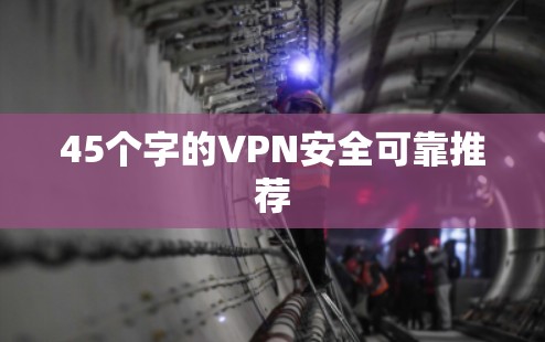 45个字的VPN安全可靠推荐